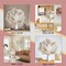 Natural Dried Pampas Grass Bouquet 86PCS + 10PCS Grass ,Boho Home Decor Bouquet, Phragmites Dried Flowers,Bouquet for Wedding Floral Arrangements Home Decorations